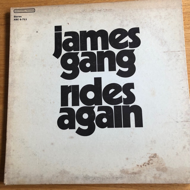 JAMES GANG RIDES AGAIN ABCS711 ABC GATEFOLD VINYL LP RECORD