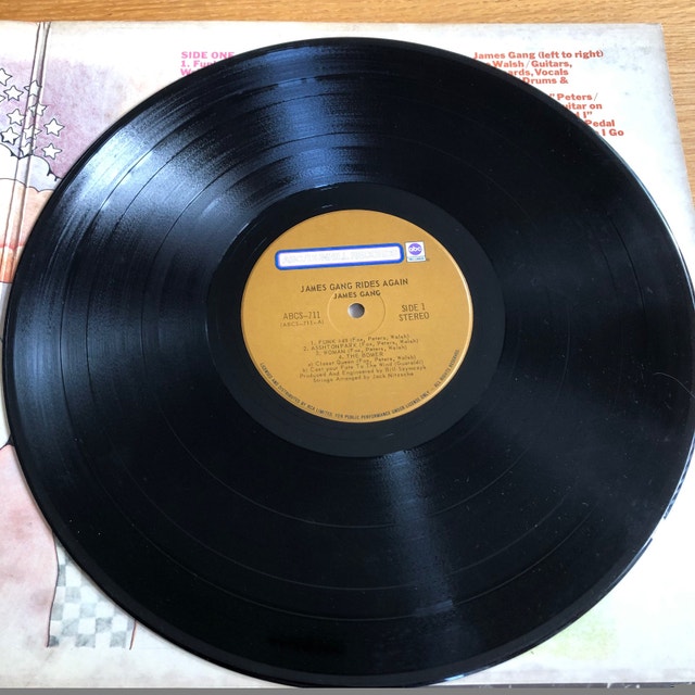 JAMES GANG RIDES AGAIN ABCS711 ABC GATEFOLD VINYL LP RECORD - photo 4