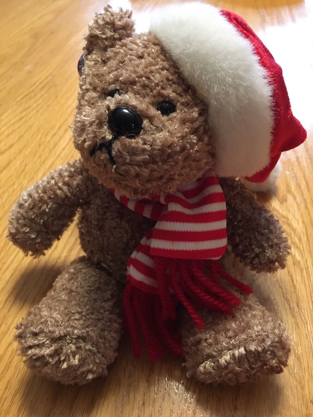 Sears exclusive Christmas Kringle 2000 Plush Bear 6"