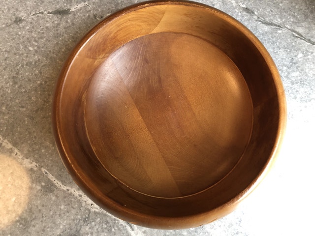 Wooden Baribocraft Wheat Pattern Bowl - Made in Canada - photo 4