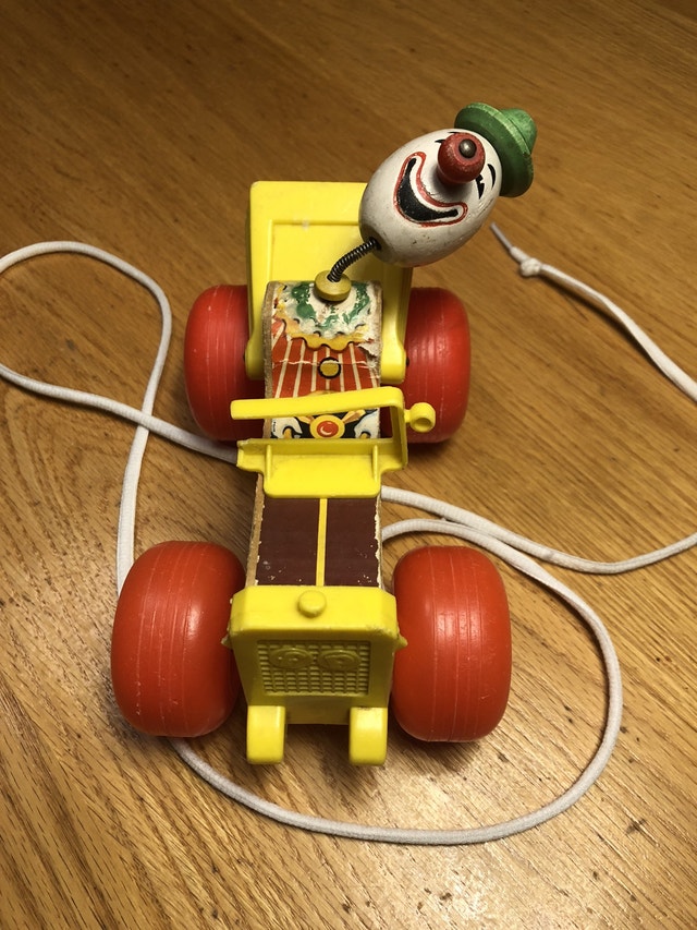 Vintage Fisher Price Jolly Jalopy Pull Toy (#724) - photo 2