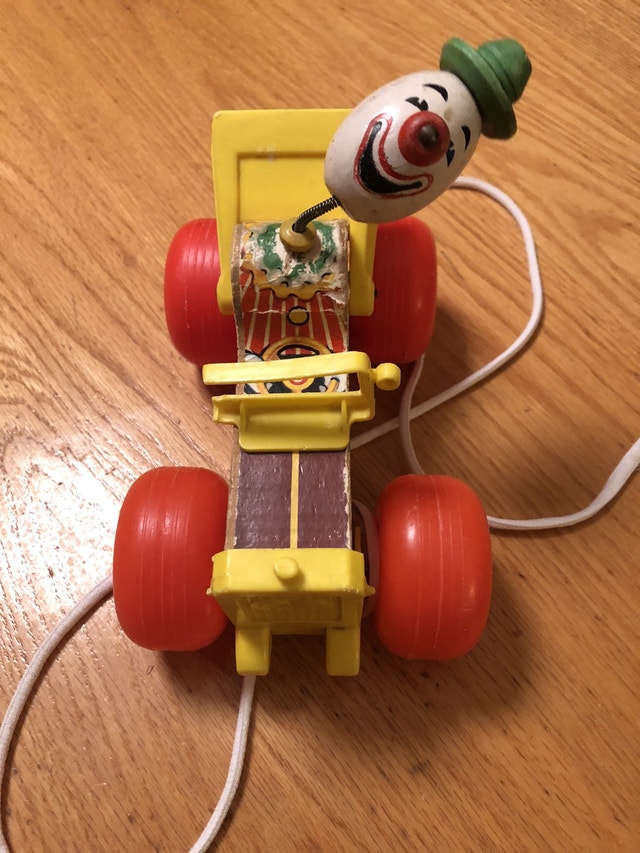 Vintage Fisher Price Jolly Jalopy Pull Toy (#724) - photo 3