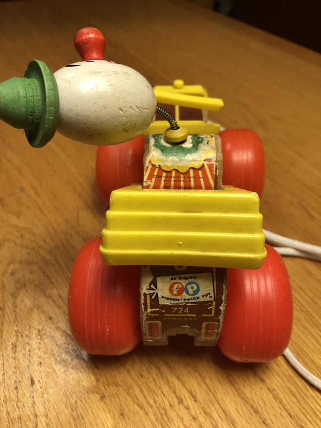 Vintage Fisher Price Jolly Jalopy Pull Toy (#724) - photo 4
