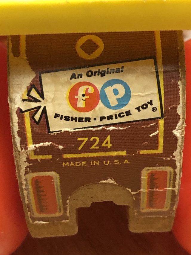 Vintage Fisher Price Jolly Jalopy Pull Toy (#724) - photo 5