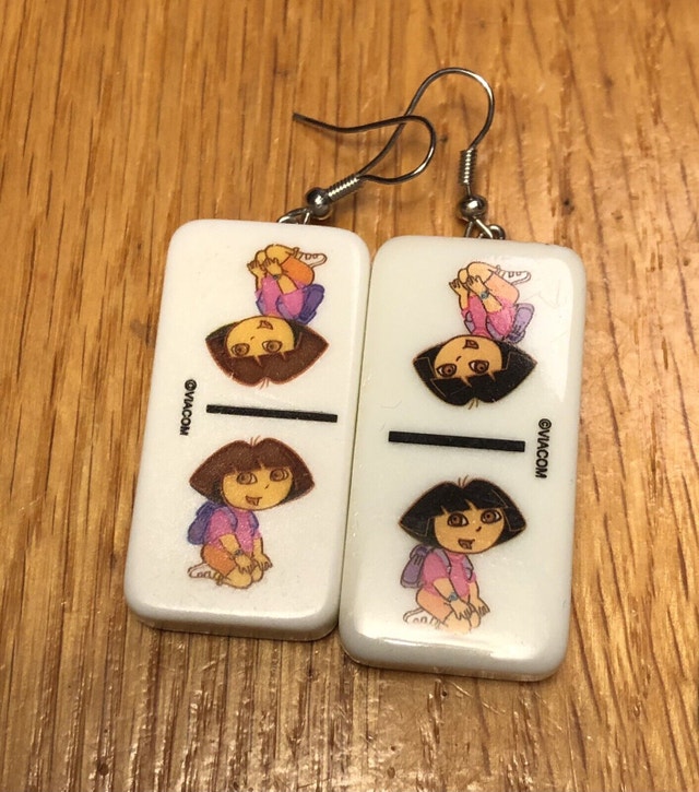 Dora the Explorer Domino Earrings - Choose your favourite - photo 2