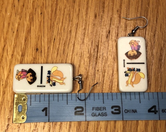Dora the Explorer Domino Earrings - Choose your favourite - photo 4
