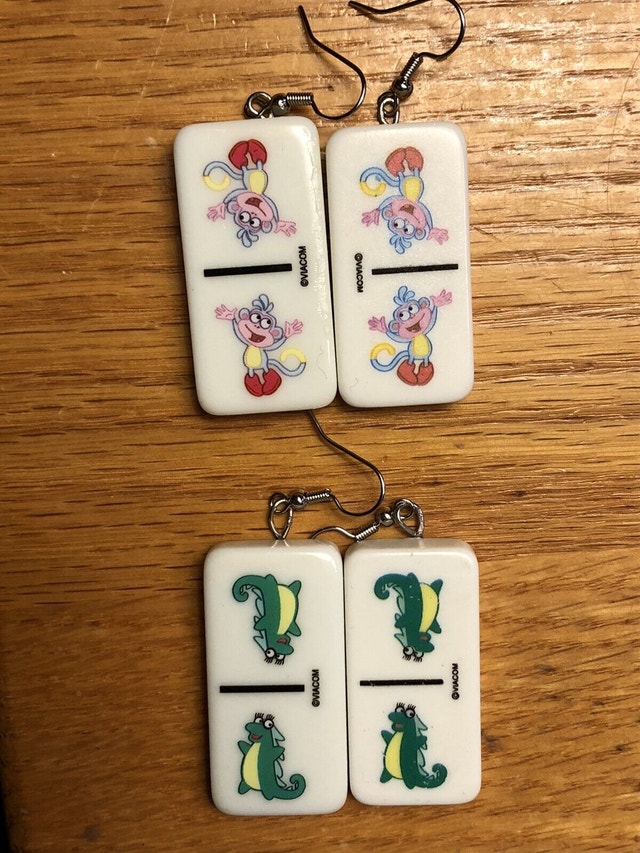 Dora the Explorer Domino Earrings - Choose your favourite - photo 5