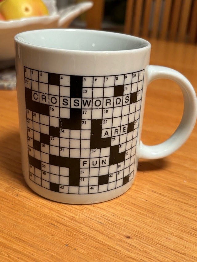 Crossword Mug