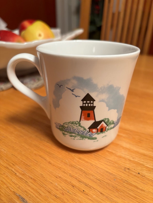 Corelle Coordinates Stoneware Cup Mug Outer Banks Lighthouse