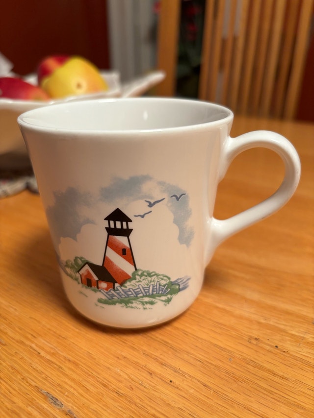 Corelle Coordinates Stoneware Cup Mug Outer Banks Lighthouse - photo 2