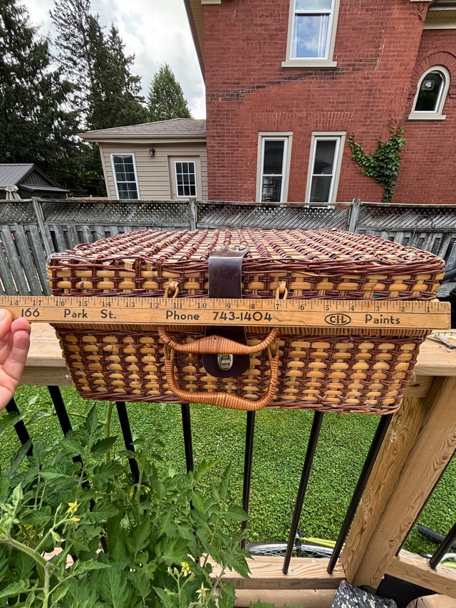 Wicker Picnic Basket - photo 4