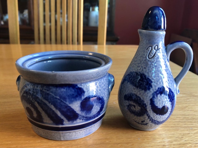 Vintage Marzi & Remy Salt Glaze Stoneware Pottery