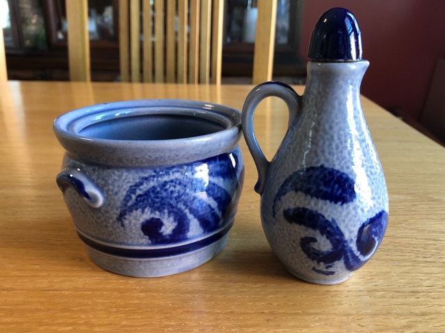Vintage Marzi & Remy Salt Glaze Stoneware Pottery - photo 2