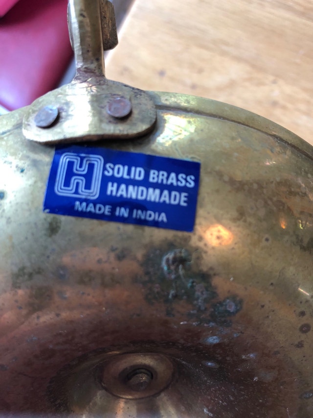 Vintage Brass Chamber Candle Holder - photo 4