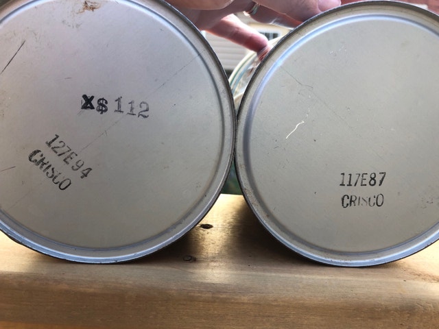 Vintage Fruit Canisters Tin Storage Metal Mid Century Container - photo 3