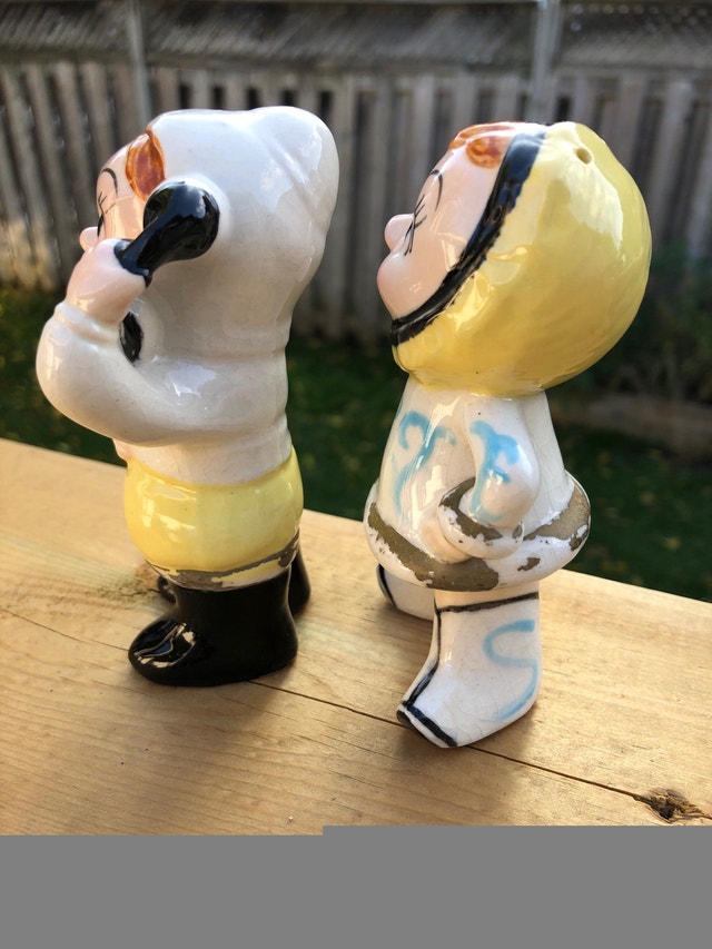 Awesome Vintage 1950s Telephone Salt & Pepper Shakers Japan - photo 2