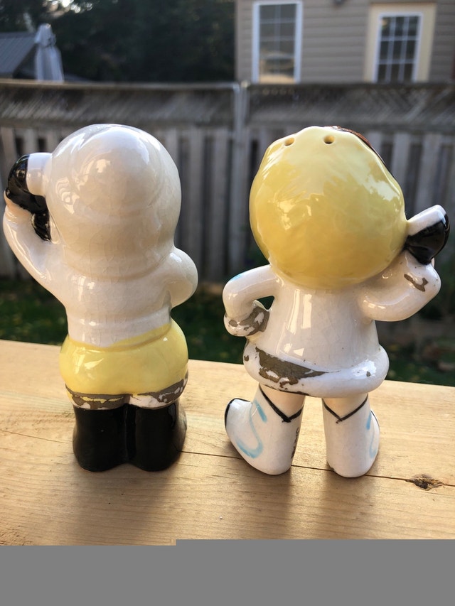 Awesome Vintage 1950s Telephone Salt & Pepper Shakers Japan - photo 3