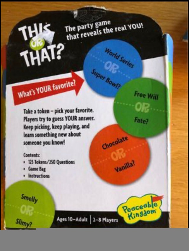 "This or That?" - Get-to-know-you-game by Peaceable Kingdom - photo 3