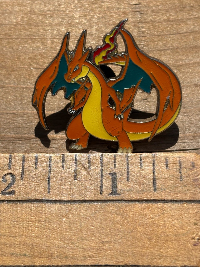 2014 Pokemon Mega Charizard Y Enamel Pin