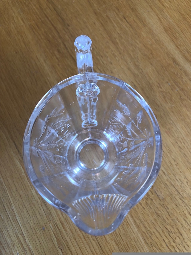 Beautiful EAPG Creamer - Bryce Brothers Glass - Duquesne Pattern - photo 2