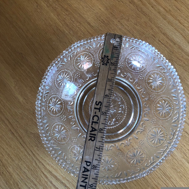 Vintage Brockway American Concord Clear Glass Beaded Bowl - photo 5