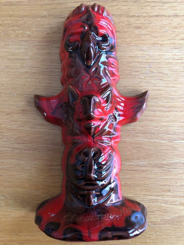 TOTEM POLE MADE BY MCMASTER POTTERY (1975)