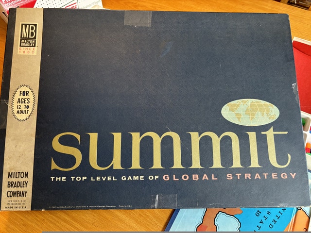 Summit Global Strategy Game Vintage 1961 by Milton-Bradley - photo 2