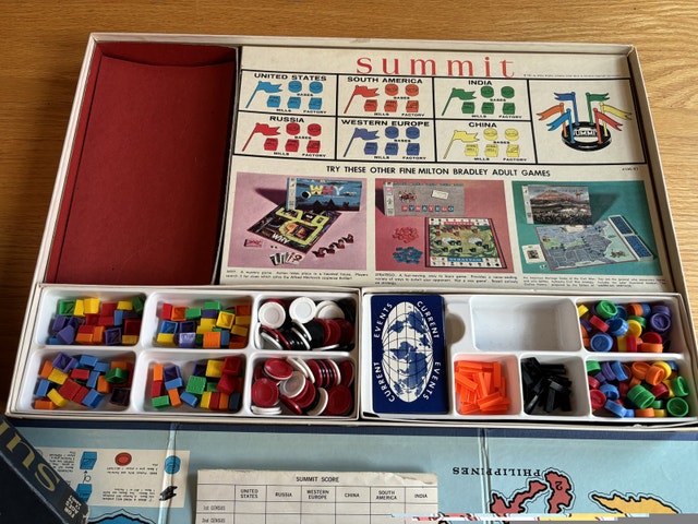 Summit Global Strategy Game Vintage 1961 by Milton-Bradley - photo 3