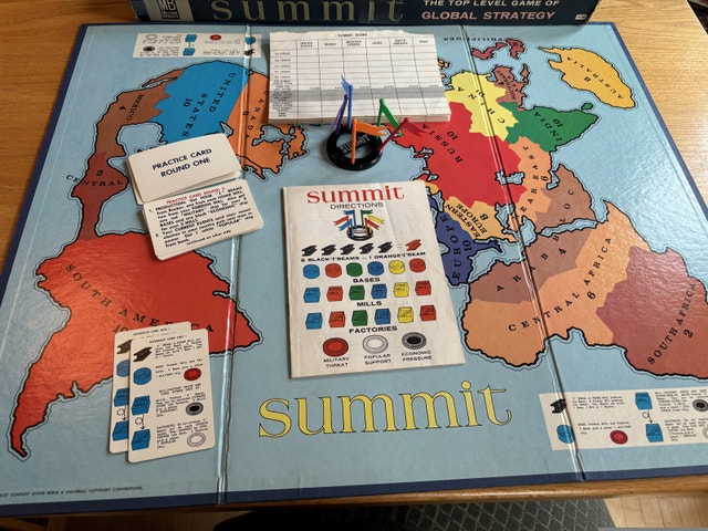 Summit Global Strategy Game Vintage 1961 by Milton-Bradley - photo 4