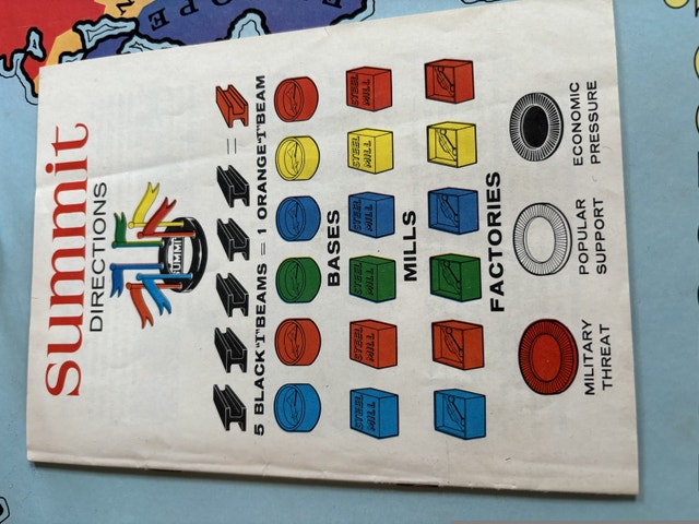Summit Global Strategy Game Vintage 1961 by Milton-Bradley - photo 5