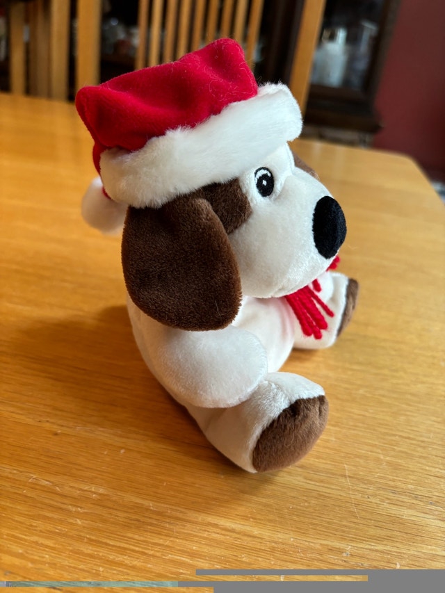 SEARS Christmas Plush Stuffed Beanbag Toy - Baxter Dog 2003 - photo 3