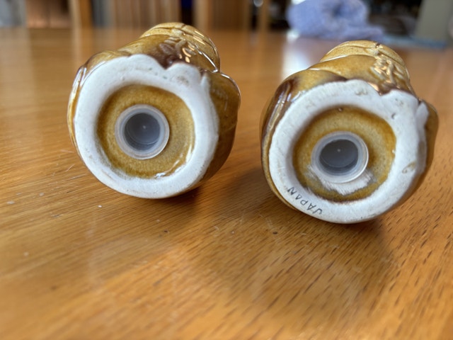 Vintage Ceramic Monkey Salt and Pepper Shakers - Japan - photo 5