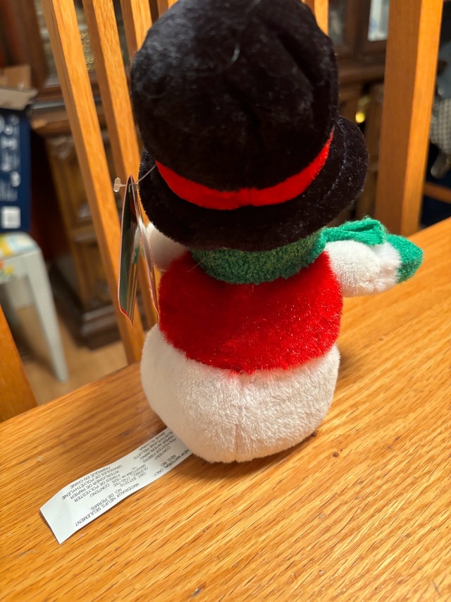 SEARS Christmas Plush Beanbag Toy 2008 Snowball w tag - photo 3