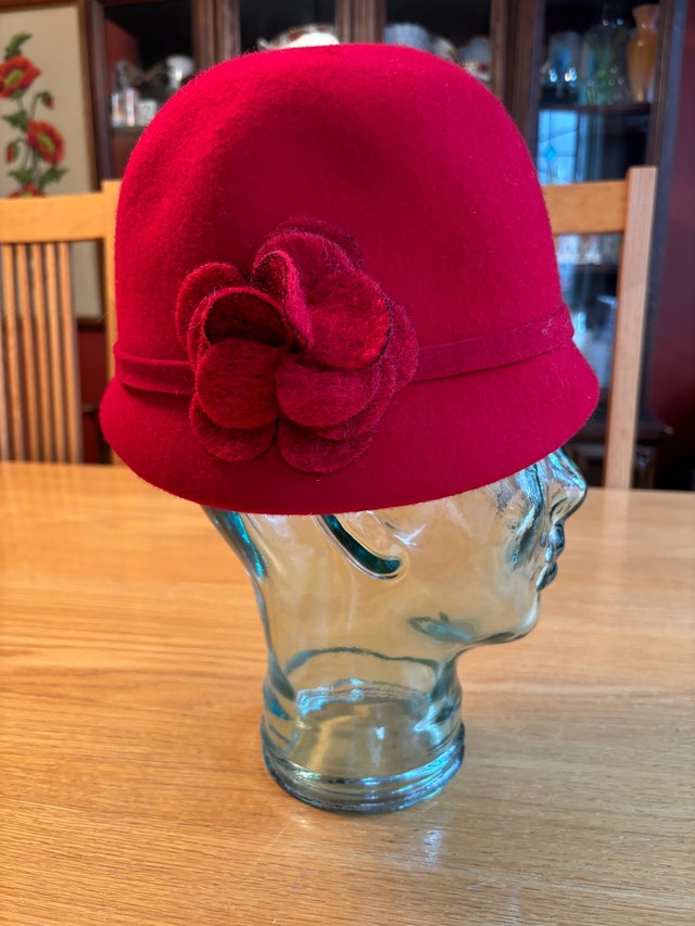 Red Wool Hat - Italy