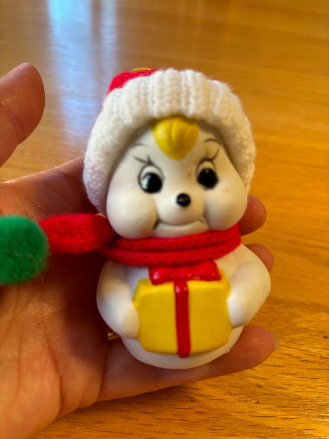 Giftco Snowman Ornament (missing bell clapper)
