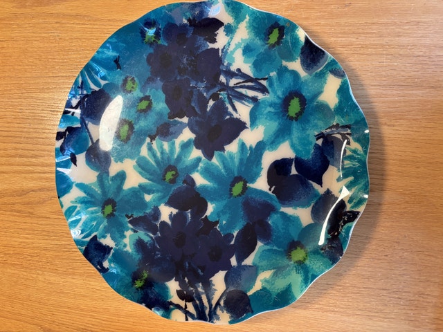 Vintage Scalloped Edge FAB Large Tray Handcrafted in Barrie ON