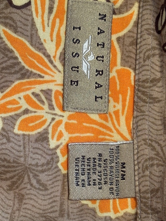 Natural Issue Hawaiian Tropical Shirt Size M - photo 4
