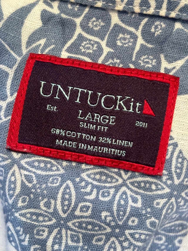 Untuckit Blue Hawaiian Pineapples Large - photo 3