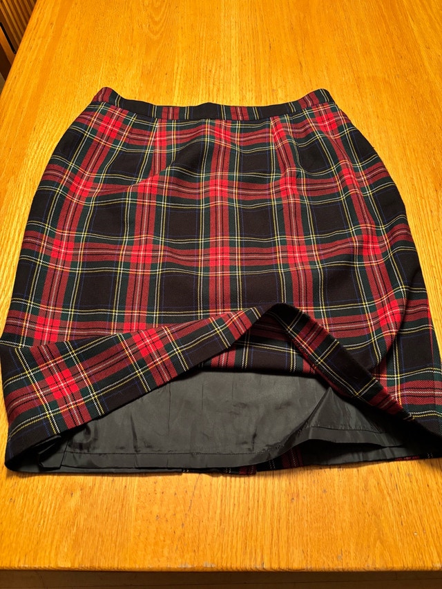 Vintage TABI 1990s Plaid Tartan Pencil Skirt - photo 3