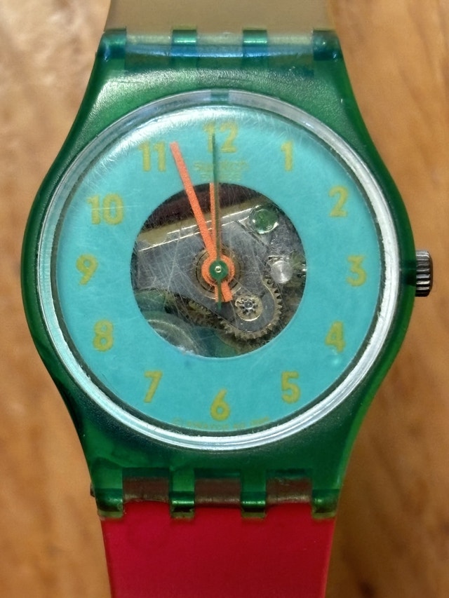 Vintage 80's SWATCH Watch "Liquid Sky" - photo 2