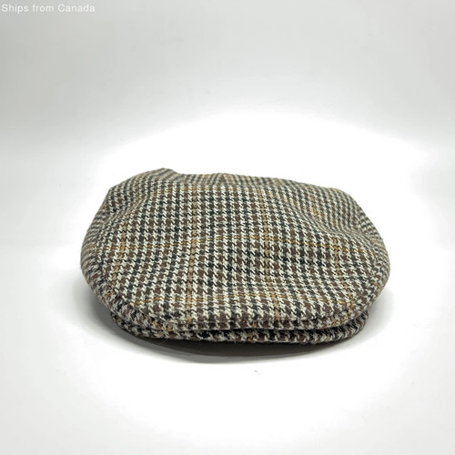 Brixton Brown Plaid Newsboy Cap - Men's Size L US - photo 2