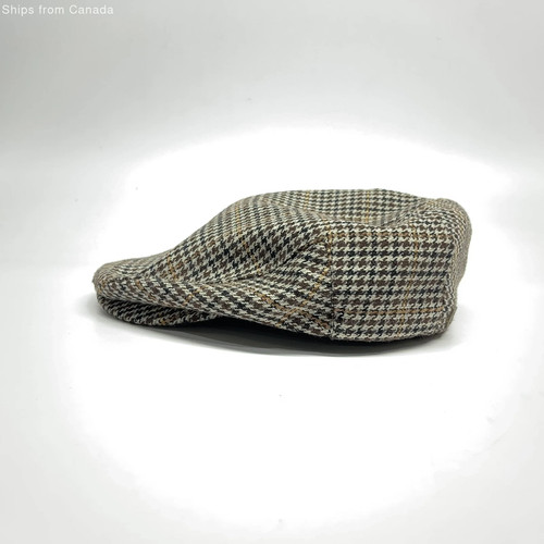 Brixton Brown Plaid Newsboy Cap - Men's Size L US - photo 3