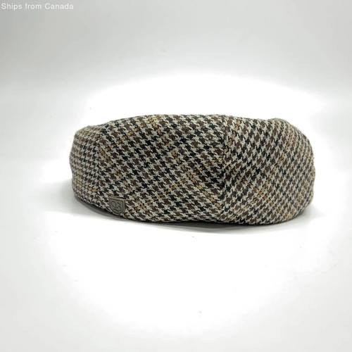Brixton Brown Plaid Newsboy Cap - Men's Size L US - photo 4