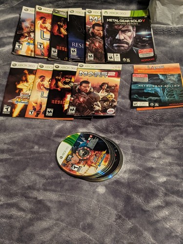 Lot of 6 Xbox 360 Games: Resident Evil, Metal Gear, Naruto - photo 3