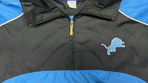 Reebok Detroit Lions NFL Football Quarter-Zip Windbreaker - Men' - photo 3