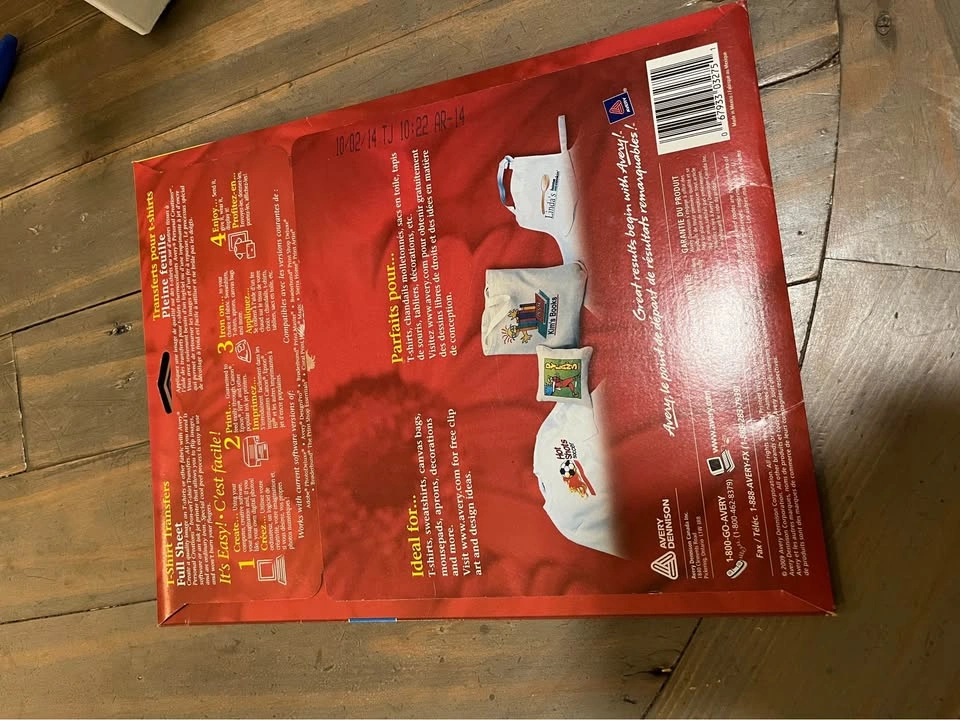 Avery T-Shirt Transfers, Inkjet, 8-1/2" x 11”, 11 sheets - photo 2