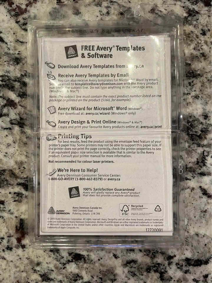 Avery file folder labels 5202 (25 sheets left / 175 labels) - photo 2