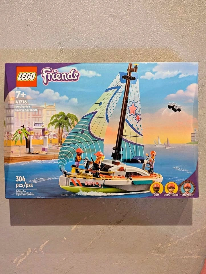 New LEGO Friends Stephanie's Sailing Adventure 41716 Set