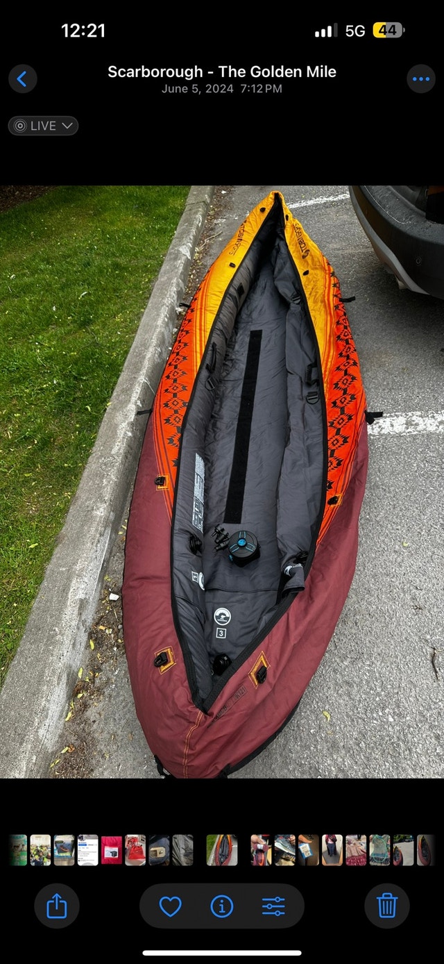 Tobin Sports WaveBreak Inflatable Kayak – Sunset Color - photo 4