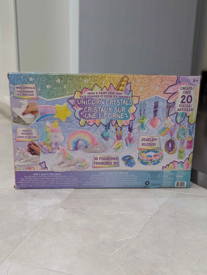 Unicorn Crystals Grow & Paint Craft Kit for Kids - photo 2